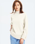 【ドゥクラッセ/DoCLASSE】のウール混・パーツ使いハイネックセーター オフホワイト|ID: prp329100004373154 ipo3291000000030560976