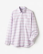 【ドゥクラッセ/DoCLASSE / MEN】のピュアファインオックス長袖 ピンクチェック|ID: prp329100004373212 ipo3291000000030561126