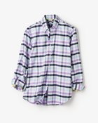【ドゥクラッセ/DoCLASSE / MEN】のピュアファインオックス長袖 パープルチェック|ID: prp329100004373212 ipo3291000000030561140