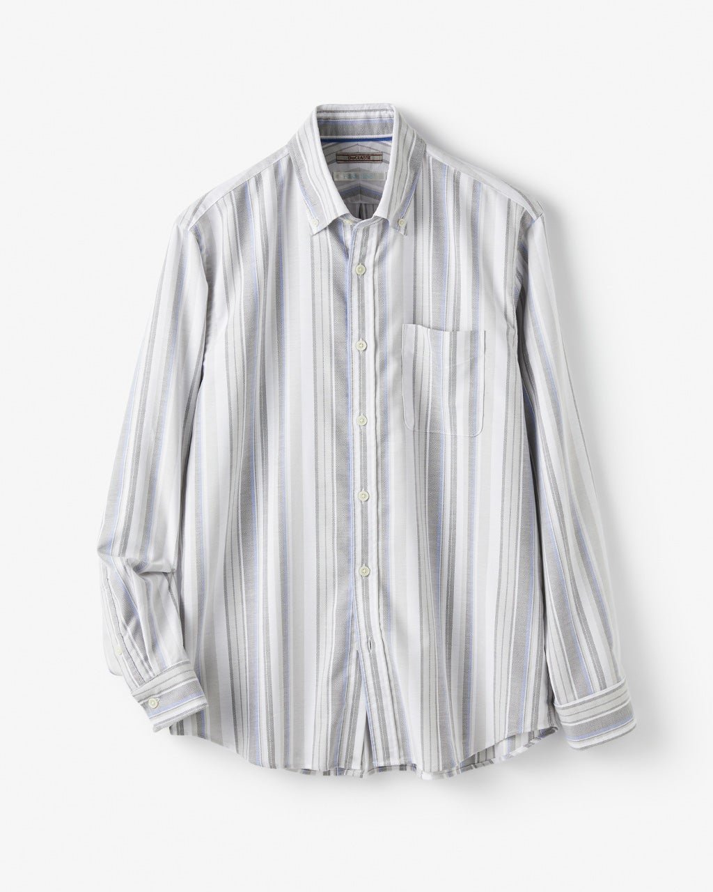 【ドゥクラッセ/DoCLASSE / MEN】のピュアファインオックス長袖 インテリア・キッズ・メンズ・レディースファッション・服の通販 founy(ファニー) 　ファッション　Fashion　メンズファッション　MEN　抗菌　Antibacterial　ストライプ　Stripe　チェック　Check　なめらか　Smooth　長袖　Long Sleeve　フィット　Fit　メンズ　Mens　ヨーク　Yoke　NEW・新作・新着・新入荷　New Arrivals　グレー&times;グレー|ID: prp329100004373212 ipo3291000000030561147