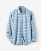 【ドゥクラッセ/DoCLASSE / MEN】のピュアファインオックス長袖 グレー&times;ブルー|ID: prp329100004373212 ipo3291000000030561149
