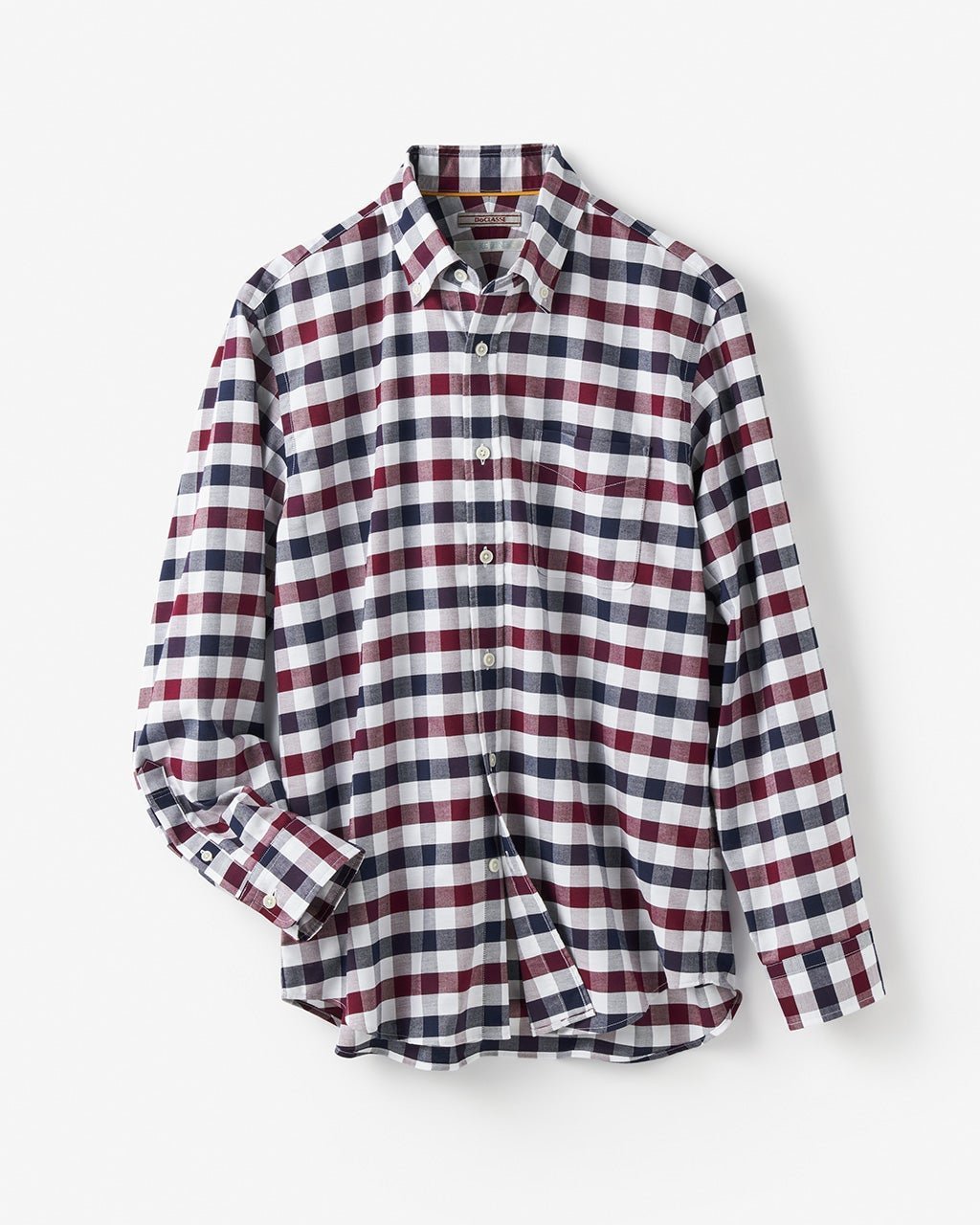 【ドゥクラッセ/DoCLASSE / MEN】のピュアファインオックス長袖 インテリア・キッズ・メンズ・レディースファッション・服の通販 founy(ファニー) 　ファッション　Fashion　メンズファッション　MEN　抗菌　Antibacterial　ストライプ　Stripe　チェック　Check　なめらか　Smooth　長袖　Long Sleeve　フィット　Fit　メンズ　Mens　ヨーク　Yoke　NEW・新作・新着・新入荷　New Arrivals　ワインチェック|ID: prp329100004373212 ipo3291000000030561152