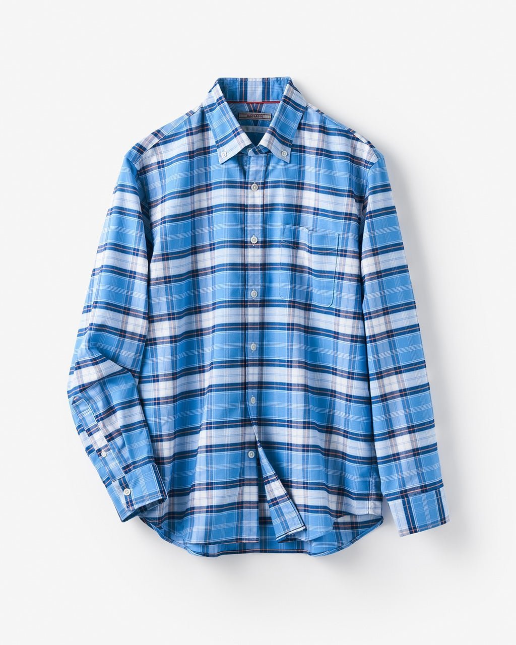 【ドゥクラッセ/DoCLASSE / MEN】のピュアファインオックス長袖 インテリア・キッズ・メンズ・レディースファッション・服の通販 founy(ファニー) 　ファッション　Fashion　メンズファッション　MEN　抗菌　Antibacterial　ストライプ　Stripe　チェック　Check　なめらか　Smooth　長袖　Long Sleeve　フィット　Fit　メンズ　Mens　ヨーク　Yoke　NEW・新作・新着・新入荷　New Arrivals　ゼニスブルー|ID: prp329100004373212 ipo3291000000030561155