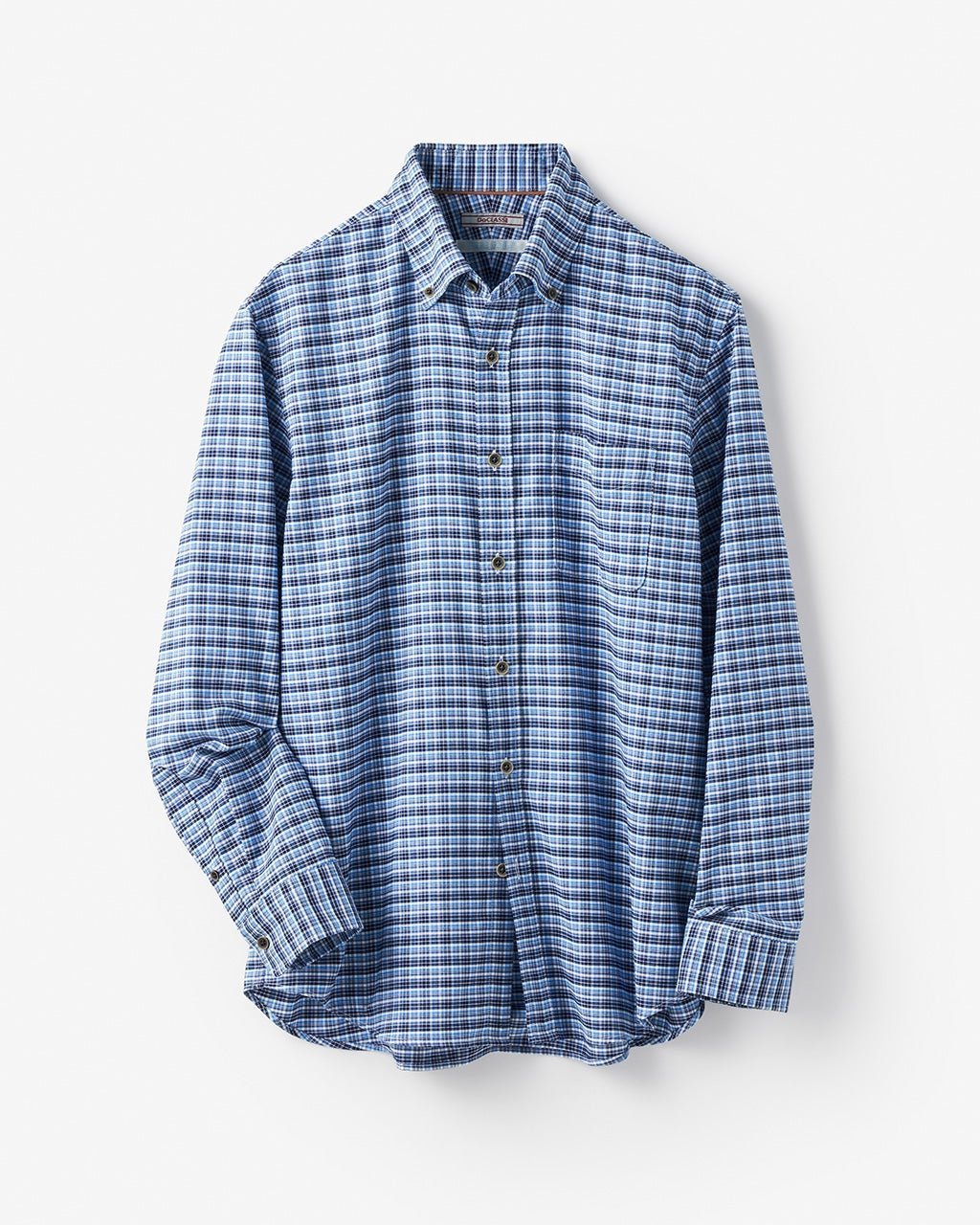【ドゥクラッセ/DoCLASSE / MEN】のピュアファインオックス長袖 インテリア・キッズ・メンズ・レディースファッション・服の通販 founy(ファニー) 　ファッション　Fashion　メンズファッション　MEN　抗菌　Antibacterial　ストライプ　Stripe　チェック　Check　なめらか　Smooth　長袖　Long Sleeve　フィット　Fit　メンズ　Mens　ヨーク　Yoke　NEW・新作・新着・新入荷　New Arrivals　ミッドナイトパターン|ID: prp329100004373212 ipo3291000000030561157
