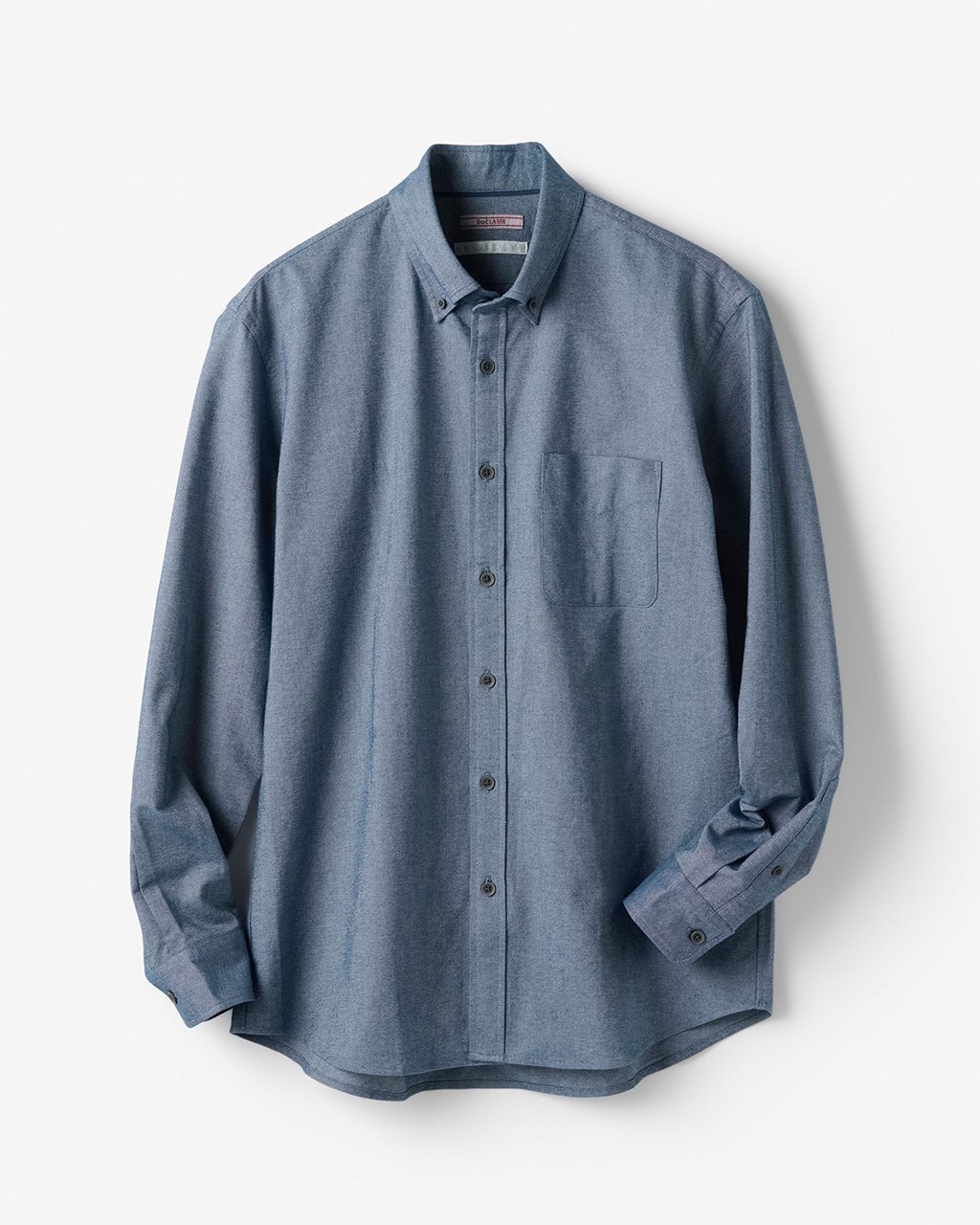 【ドゥクラッセ/DoCLASSE / MEN】のピュアファインオックス長袖 インテリア・キッズ・メンズ・レディースファッション・服の通販 founy(ファニー) 　ファッション　Fashion　メンズファッション　MEN　抗菌　Antibacterial　ストライプ　Stripe　チェック　Check　なめらか　Smooth　長袖　Long Sleeve　フィット　Fit　メンズ　Mens　ヨーク　Yoke　NEW・新作・新着・新入荷　New Arrivals　インディゴ2|ID: prp329100004373212 ipo3291000000030561171