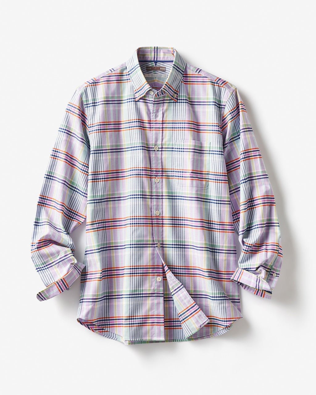 【ドゥクラッセ/DoCLASSE / MEN】のピュアファインオックス長袖 インテリア・キッズ・メンズ・レディースファッション・服の通販 founy(ファニー) 　ファッション　Fashion　メンズファッション　MEN　抗菌　Antibacterial　ストライプ　Stripe　チェック　Check　なめらか　Smooth　長袖　Long Sleeve　フィット　Fit　メンズ　Mens　ヨーク　Yoke　NEW・新作・新着・新入荷　New Arrivals　ピンクマルチ|ID: prp329100004373212 ipo3291000000030561181
