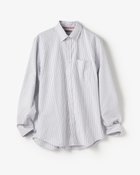 【ドゥクラッセ/DoCLASSE / MEN】のピュアファインオックス長袖 ネイビーストライプ|ID: prp329100004373212 ipo3291000000030561203