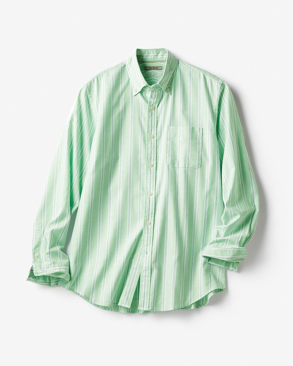 【ドゥクラッセ/DoCLASSE / MEN】のピュアファインオックス長袖 インテリア・キッズ・メンズ・レディースファッション・服の通販 founy(ファニー) 　ファッション　Fashion　メンズファッション　MEN　抗菌　Antibacterial　ストライプ　Stripe　チェック　Check　なめらか　Smooth　長袖　Long Sleeve　フィット　Fit　メンズ　Mens　ヨーク　Yoke　NEW・新作・新着・新入荷　New Arrivals　グリーンストライプ|ID: prp329100004373212 ipo3291000000030561217