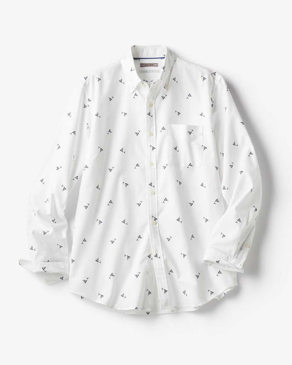 【ドゥクラッセ/DoCLASSE / MEN】のピュアファインオックス長袖 インテリア・キッズ・メンズ・レディースファッション・服の通販 founy(ファニー) 　ファッション　Fashion　メンズファッション　MEN　抗菌　Antibacterial　ストライプ　Stripe　チェック　Check　なめらか　Smooth　長袖　Long Sleeve　フィット　Fit　メンズ　Mens　ヨーク　Yoke　NEW・新作・新着・新入荷　New Arrivals　ホワイト・パターン|ID: prp329100004373212 ipo3291000000030561237