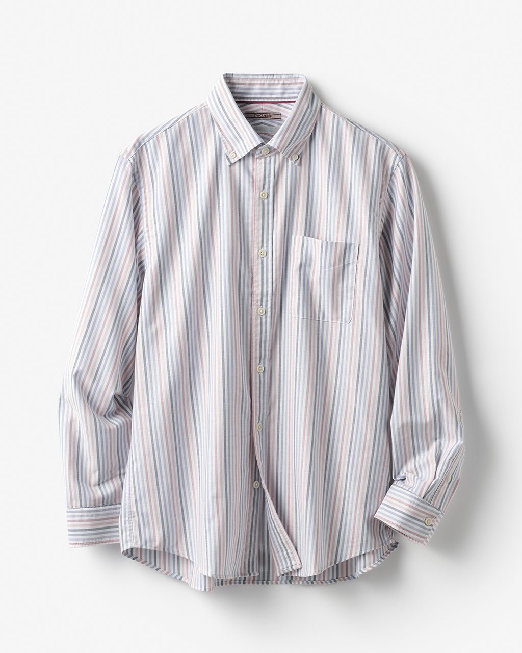 【ドゥクラッセ/DoCLASSE / MEN】のピュアファインオックス長袖 インテリア・キッズ・メンズ・レディースファッション・服の通販 founy(ファニー) 　ファッション　Fashion　メンズファッション　MEN　抗菌　Antibacterial　ストライプ　Stripe　チェック　Check　なめらか　Smooth　長袖　Long Sleeve　フィット　Fit　メンズ　Mens　ヨーク　Yoke　NEW・新作・新着・新入荷　New Arrivals　コーラルレッド|ID: prp329100004373212 ipo3291000000030968213