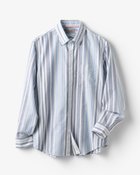 【ドゥクラッセ/DoCLASSE / MEN】のピュアファインオックス長袖 インクブルーストライプ|ID: prp329100004373212 ipo3291000000030968217