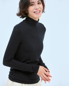 【ドゥクラッセ/DoCLASSE】のカシミヤ混・シアーハイネック ブラック|ID: prp329100004373281 ipo3291000000030561281