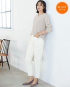 【ドゥクラッセ/DoCLASSE】の裏起毛コーデュロイ・ストレッチテーパード オフホワイト|ID: prp329100004373283 ipo3291000000030561290