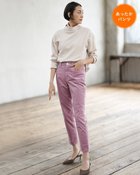 【ドゥクラッセ/DoCLASSE】の裏起毛コーデュロイ・ストレッチテーパード ラベンダー|ID: prp329100004373283 ipo3291000000030561292
