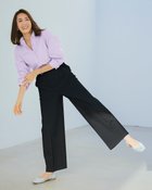 【ドゥクラッセ/DoCLASSE】のドライシェルストレッチ・ワイドパンツ ブラック|ID: prp329100004392213 ipo3291000000030709259