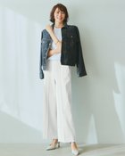 【ドゥクラッセ/DoCLASSE】のドライシェルストレッチ・ワイドパンツ オフホワイト|ID: prp329100004392213 ipo3291000000036037581