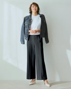 【ドゥクラッセ/DoCLASSE】のドライシェルストレッチ・ワイドパンツ ブラック|ID: prp329100004392213 ipo3291000000036037584