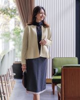 【ドゥクラッセ/DoCLASSE】のミラノリブ・ペプラムクルージャケット 人気、トレンドファッション・服の通販 founy(ファニー) ファッション Fashion レディースファッション Fashion for Women アウター Coat / Outerwear Collection レディースジャケット・軽アウター Jackets ジャケット Jacket, Outerwear フレア Flare, Flared ペプラム Peplum, Flared Hem |ID:prp329100004392232