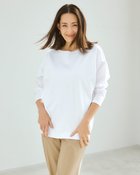 【ドゥクラッセ/DoCLASSE】のリラックスフォルム/長袖・ドゥクラッセTシャツ ホワイト|ID: prp329100004392256 ipo3291000000035734950