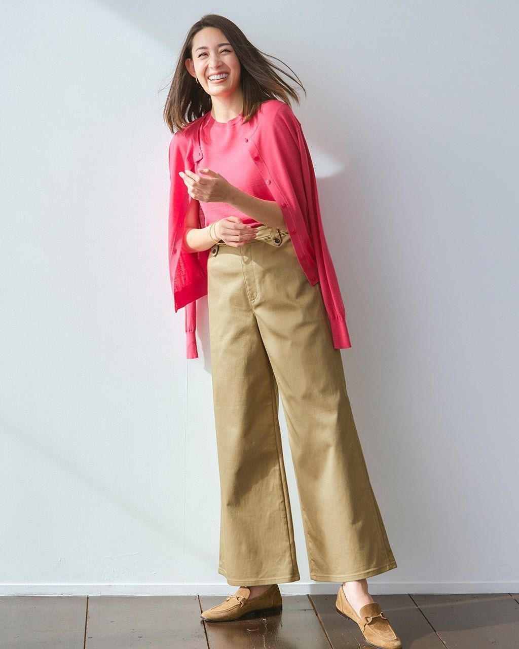 【ドゥクラッセ/DoCLASSE】のミラクルストレッチ・バギーパンツ インテリア・キッズ・メンズ・レディースファッション・服の通販 founy(ファニー) 　ファッション　Fashion　レディースファッション　Fashion for Women　パンツ　Pants & Trousers　コンパクト　Compact, Small Size　ストレッチ　Stretch, Stretchy Fabric　トレンド　Trend, Trending Now　パターン　Pattern, Design Print　ループ　Loop, Loop Knit　ワイド　Wide, Wide Fit　人気　Popular, Best Seller　ダークトープ|ID: prp329100004392272 ipo3291000000036037689