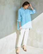 【ドゥクラッセ/DoCLASSE】のドライシェルストレッチ・テーパードパンツ オフホワイト|ID: prp329100004392277 ipo3291000000036037699