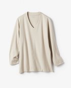 【ドゥクラッセ/DoCLASSE】の立体Vネック/8分袖・ドゥクラッセTシャツ アイスグレー|ID:prp329100004392285