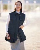 【ドゥクラッセ/DoCLASSE】のリモンタナイロン・スタンドカラージレ ネイビー|ID: prp329100004392295 ipo3291000000030709783