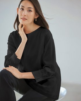 【ドゥクラッセ/DoCLASSE】 超長綿・異素材レイヤードブラウス人気、トレンドファッション・服の通販 founy(ファニー) ファッション Fashion レディースファッション Fashion for Women トップス・カットソー Cut & Sew Tops シャツ・ブラウス・オフィスカジュアル Elegant Blouses & Button-Ups ロングTシャツ・Tシャツ Longline T-Shirts & Tees カットソー・ベーシックTシャツ Cut-and-Sewn Tops / Stretch Tees & Basics カットソー Cut and Sewn Top シフォン Chiffon, Lightweight Fabric チェック Check, Plaid, Tartan プレミアム Premium, High-End |ID:prp329100004392302