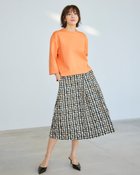 【ドゥクラッセ/DoCLASSE】のダブル編みジャージー・アシメタックスカート ベージュ・パターン|ID: prp329100004392308 ipo3291000000030709877