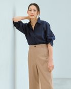 【ドゥクラッセ/DoCLASSE】のコットンローン・総柄シャツ ネイビー|ID: prp329100004392314 ipo3291000000030709918