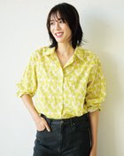 【ドゥクラッセ/DoCLASSE】のコットンローン・総柄シャツ イエローパターン|ID: prp329100004392314 ipo3291000000035735004