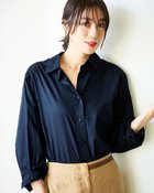 【ドゥクラッセ/DoCLASSE】のコットンローン・総柄シャツ ネイビー|ID: prp329100004392314 ipo3291000000035735009