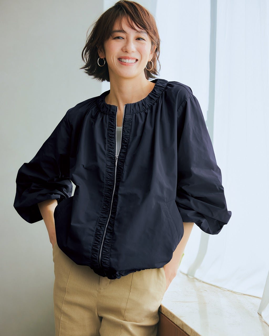 【ドゥクラッセ/DoCLASSE】のギャザーデザイン・タフタブルゾン 人気、トレンドファッション・服の通販 founy(ファニー)  ファッション Fashion レディースファッション Fashion for Women アウター Coat / Outerwear Collection レディースジャケット・軽アウター Jackets ブルゾンジャケット・スポーティアウター Blouson Jackets ギャザー Gathered, Ruffled ジャケット Jacket, Outerwear タフタ Taffeta, Structured Fabric ブルゾン Blouson, Bomber Jacket 人気 Popular, Best Seller 旅行 Travel 秋 Autumn  other-1|ID: prp329100004392324 ipo3291000000033966371