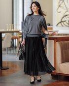 【ドゥクラッセ/DoCLASSE】のチュールドット・ギャザースカート ブラック|ID: prp329100004392341 ipo3291000000030710068