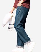 【ドゥクラッセ/DoCLASSE / MEN】の洗っても色あせにくいデニム風5ポケット ライトインディゴ|ID: prp329100004392353 ipo3291000000033578330
