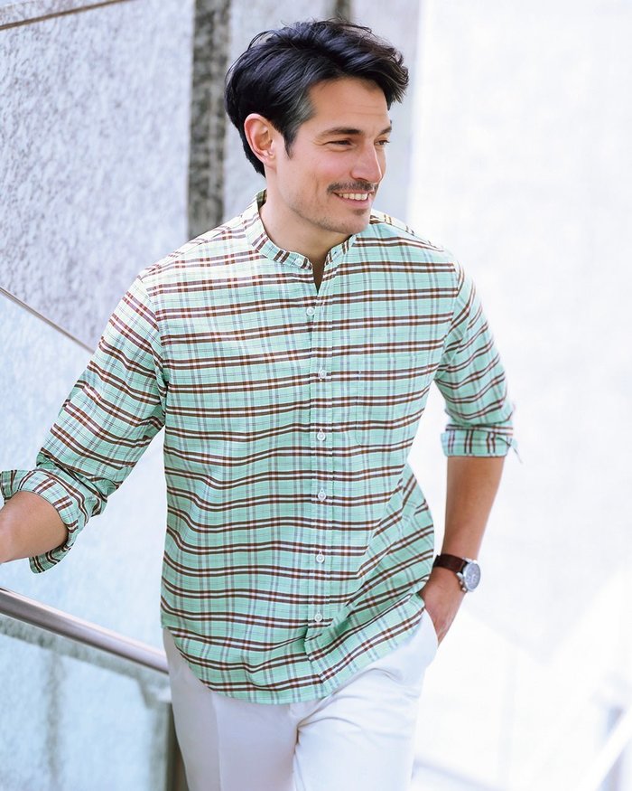 【ドゥクラッセ/DoCLASSE / MEN】のピュアファインオックスフォード7分袖 インテリア・キッズ・メンズ・レディースファッション・服の通販 founy(ファニー) https://founy.com/ ファッション Fashion メンズファッション MEN なめらか Smooth カーディガン Cardigan ジャケット Jacket スタンド Stand フィット Fit プリーツ Pleats ボックス Box メンズ Mens ヨーク Yoke エレガント 上品 Elegant 半袖 Short Sleeve 抗菌 Antibacterial 春 Spring 長袖 Long Sleeve |ID: prp329100004392370 ipo3291000000030710216
