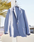 【ドゥクラッセ/DoCLASSE / MEN】の高性能アクティブ軽快ジャケット ブルーグレー|ID: prp329100004392375 ipo3291000000036037821