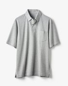 【ドゥクラッセ/DoCLASSE / MEN】の超長綿リファインドポロ 半袖 杢グレー|ID: prp329100004392384 ipo3291000000030968099