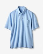 【ドゥクラッセ/DoCLASSE / MEN】の超長綿リファインドポロ 半袖 杢サックス|ID: prp329100004392384 ipo3291000000030968110