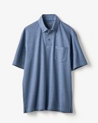 【ドゥクラッセ/DoCLASSE / MEN】の超長綿リファインドポロ 半袖 杢ブルー|ID: prp329100004392384 ipo3291000000030968113