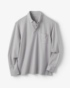 【ドゥクラッセ/DoCLASSE / MEN】のエクストラクリーン鹿の子ビズポロ 長袖 人気、トレンドファッション・服の通販 founy(ファニー) ファッション Fashion メンズファッション Fashion for Men トップス・カットソー Cut & Sew Tops メンズシャツ Shirts ポロシャツ / きれいめカジュアルスタイル Polo Shirts 抗菌 Antibacterial, Bacteria-Resistant 鹿の子 Piqué, Kanoko Fabric ジャケット Jacket, Outerwear ストレッチ Stretch, Stretchy Fabric 長袖 Long Sleeve, Full Sleeve メンズ Men's, Menswear 日本製 Made In Japan エレガント 上品 Elegant ビジネス 仕事 通勤 Business / Work / Commuting thumbnail ライトグレー|ID: prp329100004392387 ipo3291000000036037861