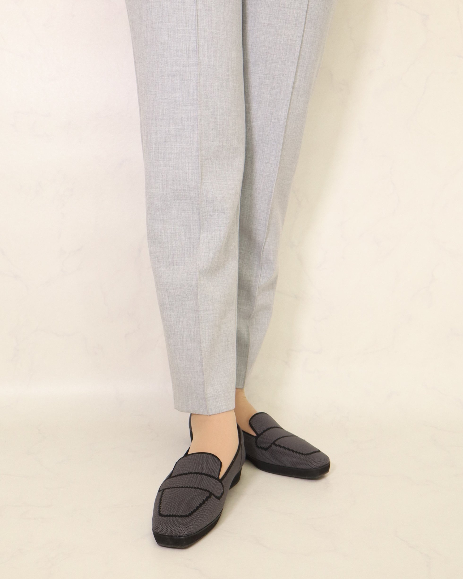 【フィットフィット/fitfit】の撥水ニットローファー インテリア・キッズ・メンズ・レディースファッション・服の通販 founy(ファニー) 　ファッション　Fashion　レディースファッション　Fashion for Women　エレガント 上品　Elegant　シューズ　Shoes, Footwear　フィット　Fit, Slim Fit　フラット　Flat, Flat Shoes　モノトーン　Monotone, Black and White　ラバー　Rubber, Rubber Sole　軽量　Lightweight, Ultra Light　ブラック&times;グレー|ID: prp329100004394039 ipo3291000000034807847