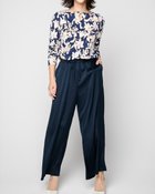 【ドゥクラッセ/DoCLASSE】のドローストリング・とろみワイドパンツ ミッドナイトブルー|ID: prp329100004395260 ipo3291000000035799332