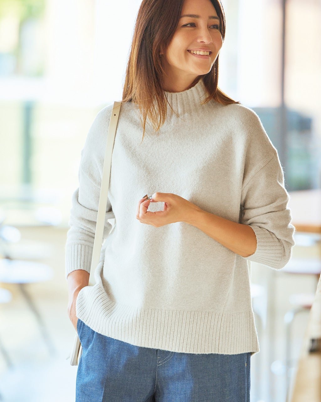 【ドゥクラッセ/DoCLASSE】のストレッチタム・ハイネックニット 人気、トレンドファッション・服の通販 founy(ファニー) 　ファッション　Fashion　レディースファッション　WOMEN　トップス・カットソー　Tops/Tshirt　ニット　Knit Tops　セーター　Sweater　 other-1|ID: prp329100004398330 ipo3291000000031145309