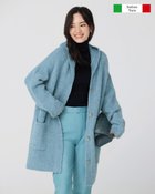 【ドゥクラッセ/DoCLASSE】のイタリアンアルパカ・ロングフードジャケット 人気、トレンドファッション・服の通販 founy(ファニー) ファッション Fashion レディースファッション WOMEN アウター Coat Outerwear ジャケット Jackets ジャケット Jacket thumbnail ライトブルー|ID: prp329100004401206 ipo3291000000030755078