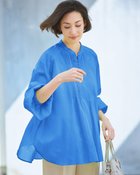 【ドゥクラッセ/DoCLASSE】のコットン混ボイル・ピンタックブラウス 人気、トレンドファッション・服の通販 founy(ファニー) ファッション Fashion レディースファッション WOMEN トップス・カットソー Tops/Tshirt シャツ/ブラウス Shirts/Blouses スタンド Stand スリーブ Sleeve チュニック Tunic フレア Flare ロマンティック Romantic 人気 Popularity thumbnail フレンチブルー|ID: prp329100004411328 ipo3291000000032337560