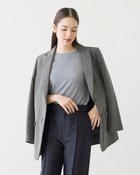 【ドゥクラッセ/DoCLASSE】のヴァージンウール・ボクシージャケット グレー|ID: prp329100004413395 ipo3291000000030816441