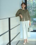 【ドゥクラッセ/DoCLASSE】のエアーフォルム・ストレッチジャケット オリーブ|ID: prp329100004417528 ipo3291000000036009878