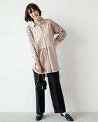 【ドゥクラッセ/DoCLASSE】のランダムストライプ・ミドルシャツ ベージュ・パターン|ID: prp329100004419213 ipo3291000000030967037