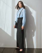 【ドゥクラッセ/DoCLASSE】のブッチャー織り・サスペンダー付ワイドパンツ 人気、トレンドファッション・服の通販 founy(ファニー) ファッション Fashion レディースファッション WOMEN パンツ Pants NEW・新作・新着・新入荷 New Arrivals サスペンダー Suspenders セットアップ Set Up ツイード Tweed フリンジ Fringe ワイド Wide エレガント 上品 Elegant thumbnail ブラック|ID: prp329100004422276 ipo3291000000030880739